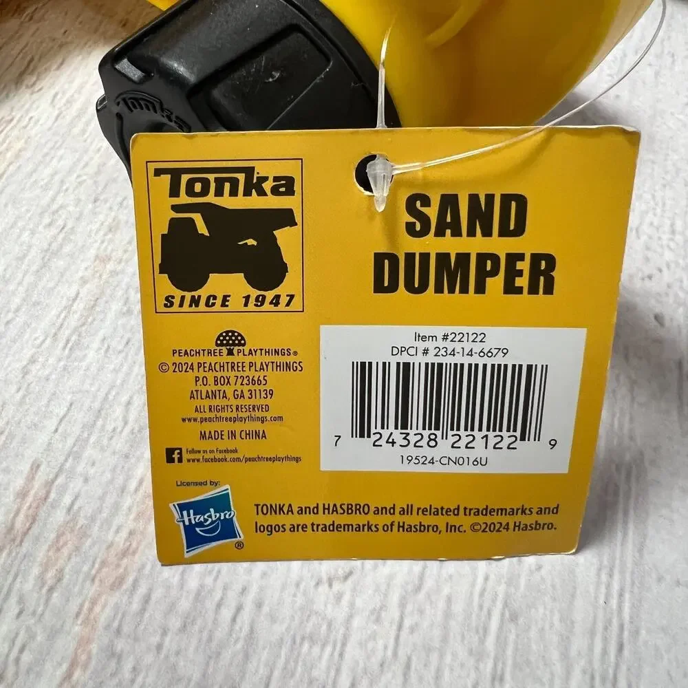 Tonka Sand Dumper Toy Truck Rolling Wheels Working Dump NEW